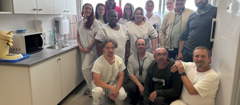 Brico Dépôt Auch Pavie fait un  généreux don au service Cardiologie du Centre Hospitalier d'Auch Gascogne