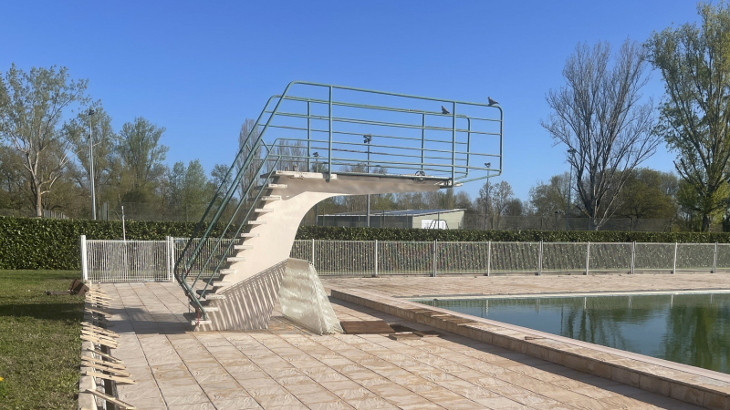 La piscine se prépare !