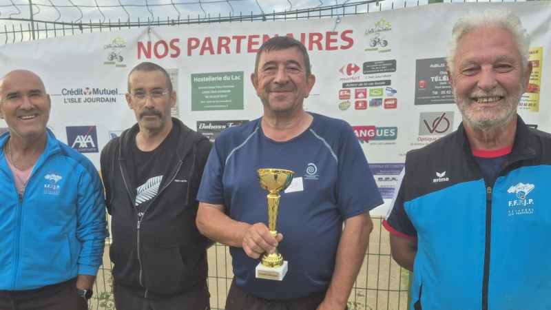Pétanque : Résultats du concours en doublette vétérans