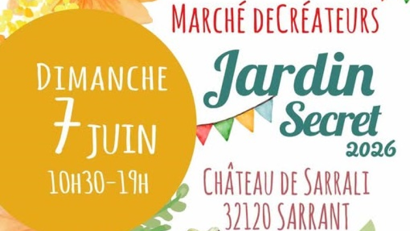 Cette année, Jardin Secret fête ses 10 ans !! Le 7 juin 2026