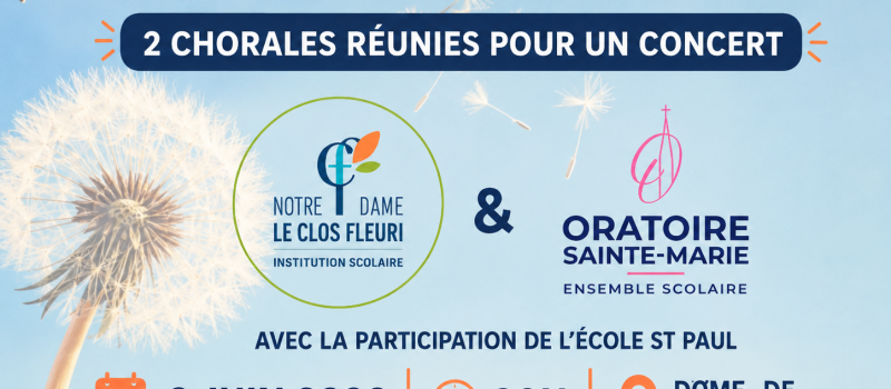 2 juin : "de la terre au ciel" c'est le concert annuel au dôme de Gascogne