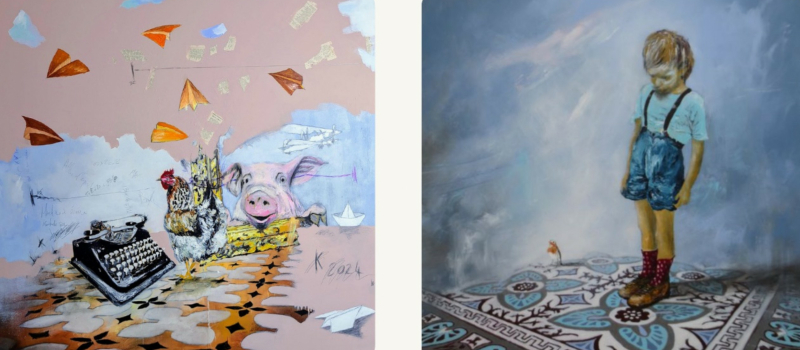L'artiste Yannick Bacon expose à La Varangue