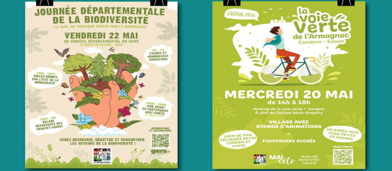 Mobilités et biodiversité, deux rendez-vous à ne pas manquer !