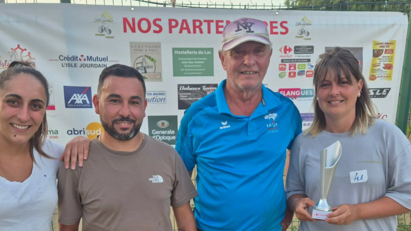 Pétanque :  concours en doublette mixte
