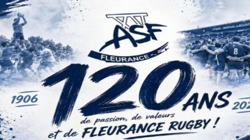 4 juillet :  L’AS Fleurance Rugby fête ses 120 ans !
