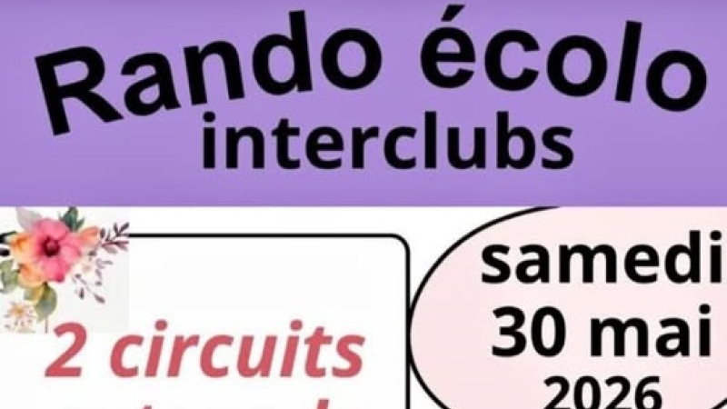 Club bon accueil annonce : Rando écolo interclubs