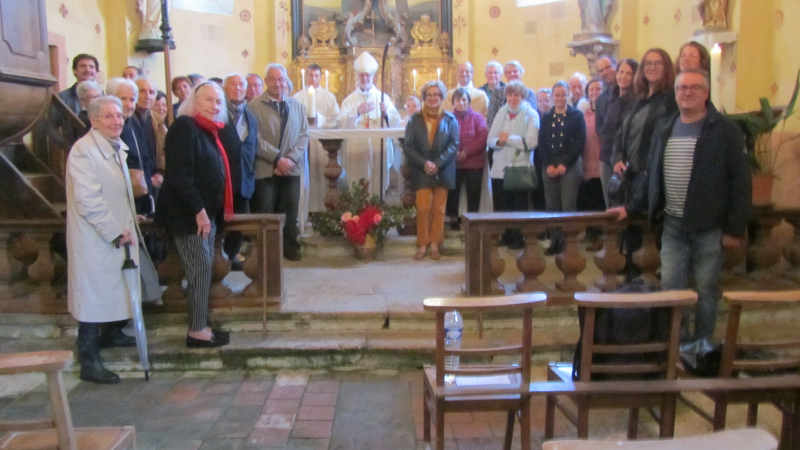Chapelle de Las : célébration de la messe annuelle