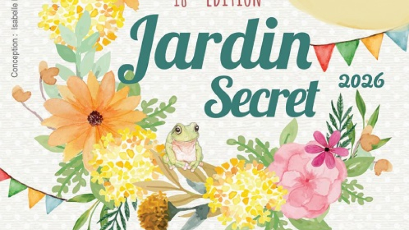 Le marché de créateurs "Jardin Secret"  c'est le 7 juin !