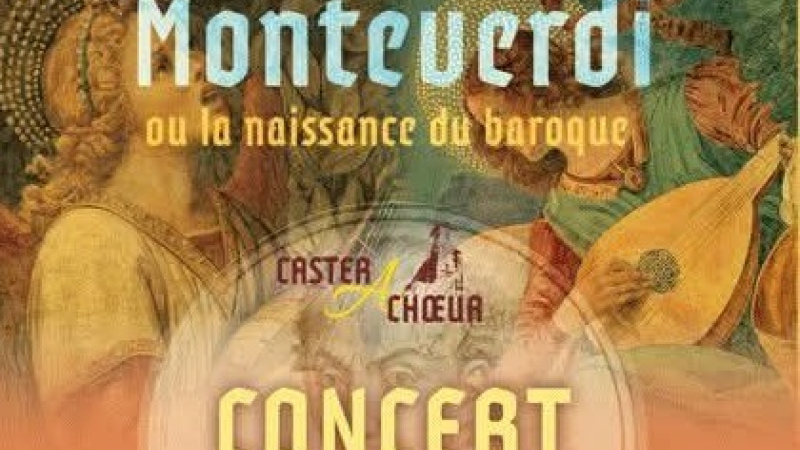 Concert Monteverdi dimanche 31 mai à 18 H ancienne église