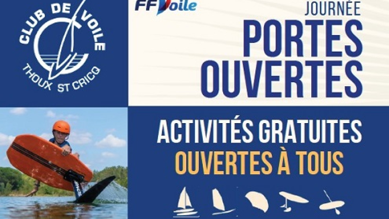 Découvrez les activités nautiques proposées par le Club de Voile lors des portes ouvertes