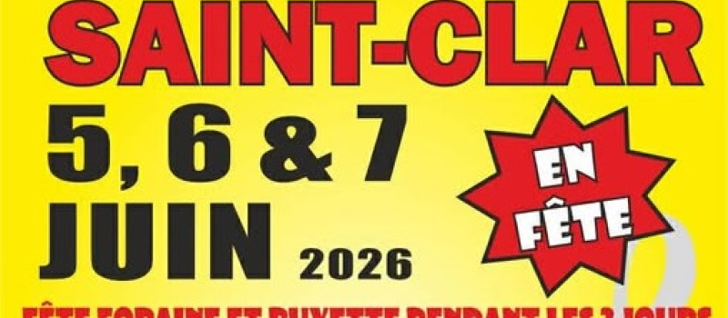 Fête locale du 5 au 7 juin