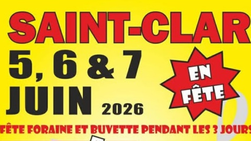 Fête locale du 5 au 7 juin