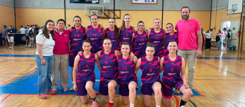 JACondom basket féminin : championnes 2026 et montée en R2 !