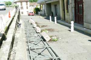 Violent choc frontal rue de Lorraine