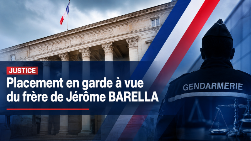 Placement en garde à vue du frère de Jérôme Barella
