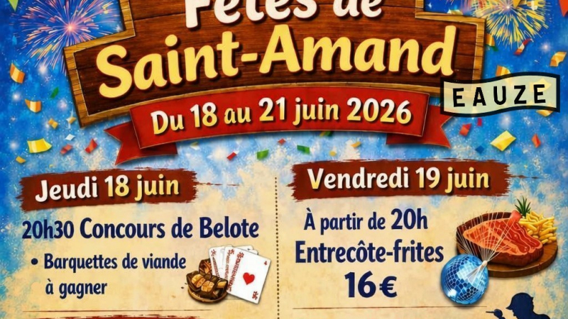 Saint-Amand en fête pendant quatre jours