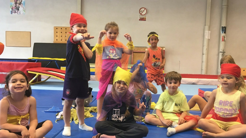 Les BabyGym  étaient à "Fou Foulard".