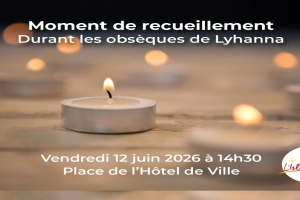 Moment de recueillement en hommage à Lyhanna