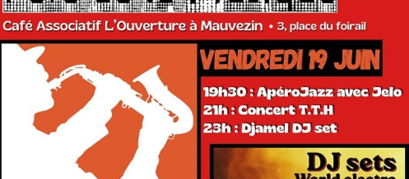 Fête de la musique : vendredi 19 juin 2026 et samedi 20 juin 2026 à "L'Ouverture"