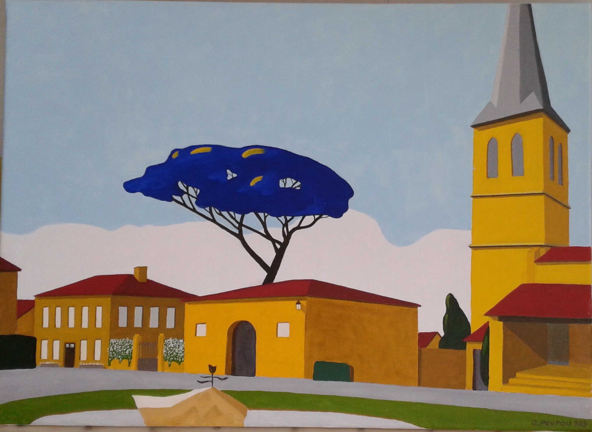 Le pin bleu Daniel Peyrou