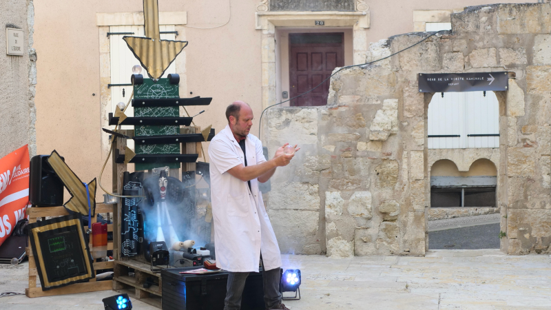 Sortie de résidence de  La Visite Kaminale  vendredi 19 juin   chez les Toc'Arts à Jegun