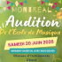 Montréal-du-Gers : Audition de l‘école de musique