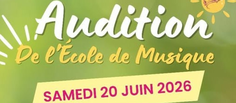 Audition de l‘école de musique