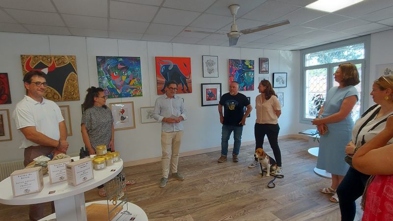 Sam et Marc Cluzet exposent leurs univers croisés à l’Office de tourisme