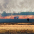 Tieste-Uragnoux : Feu de chaumes : 5 hectares de brulés et 60 balles de paille