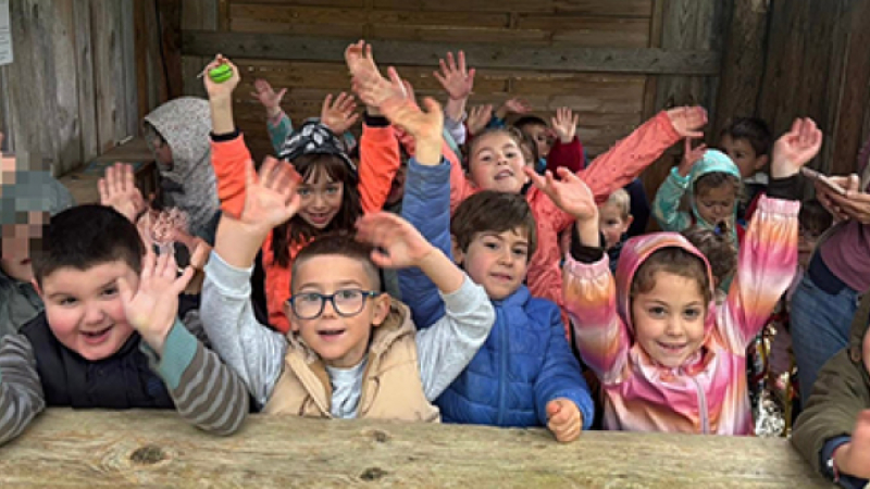 Bel élan pour les élèves de la maternelle