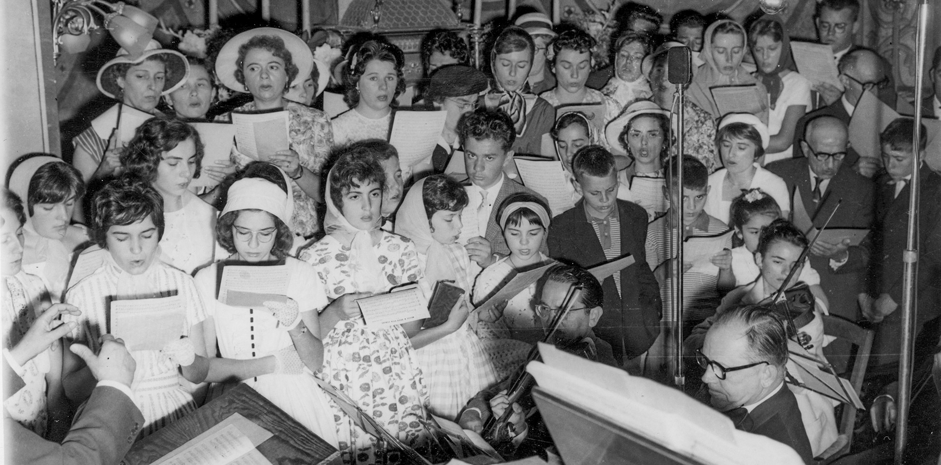 La chorale paroissiale de Nogaro en 1960 (à titre de simple illustration)