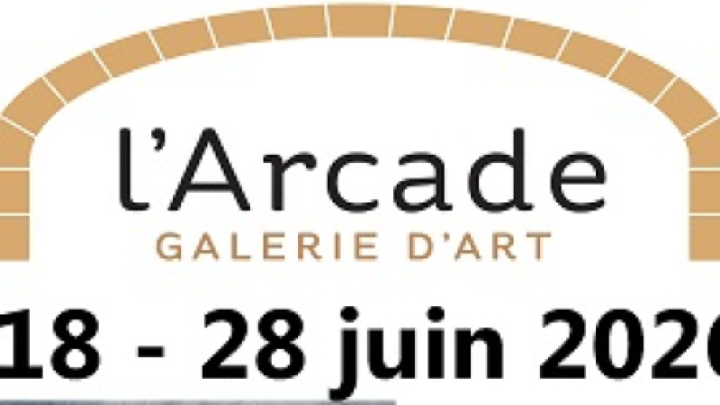 Exposition de trois artistes  du 18 au 28 juin à "L'Arcade"