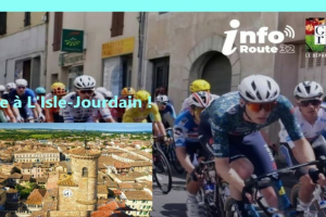 Passage de La Route d'Occitanie à L'Isle-Jourdain