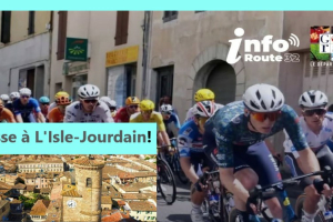 Passage de La Route d'Occitanie à L'Isle-Jourdain