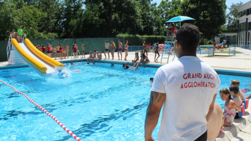 Alerte canicule : ouverture exceptionnelle et gratuite de la piscine intercommunale à Auch