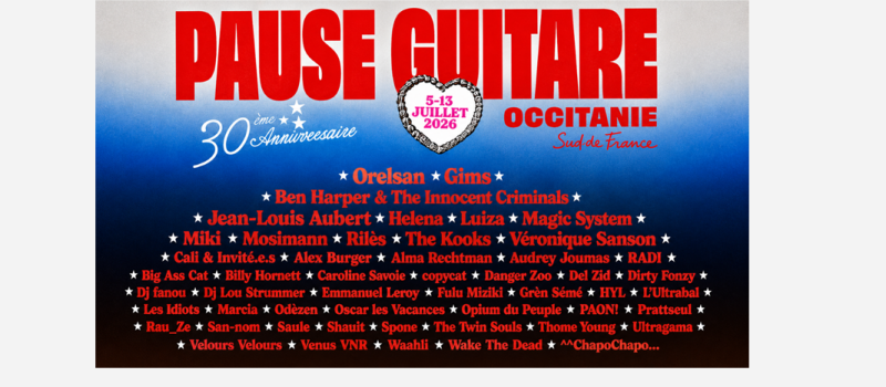 Cap sur Albi : Pause Guitare 2026 vous attend du 5 au 13 juillet
