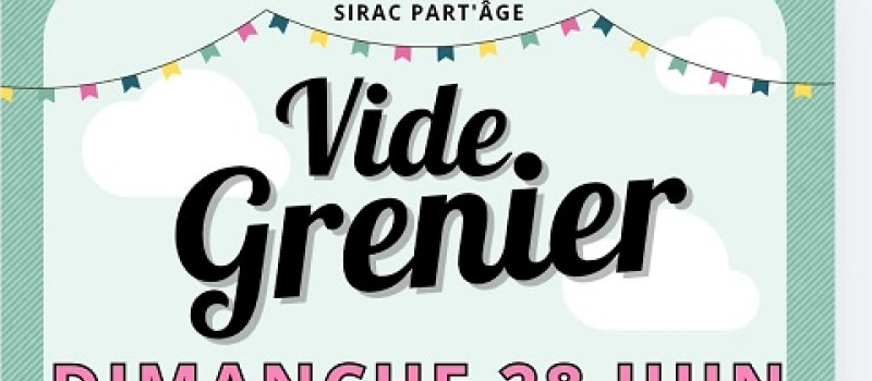 Vide Grenier dimanche 28 Juin