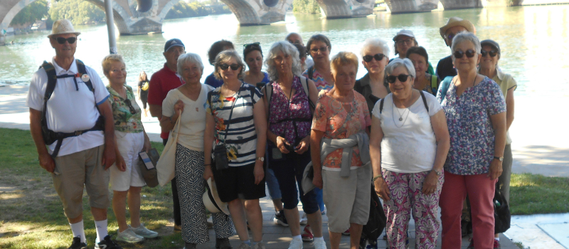 Les randonneurs de Lagardère à Toulouse !
