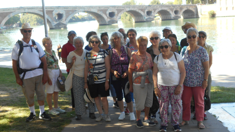 Les randonneurs de Lagardère à Toulouse !