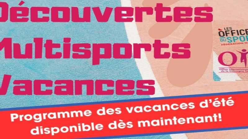 Découvertes Multisports Vacances en juillet