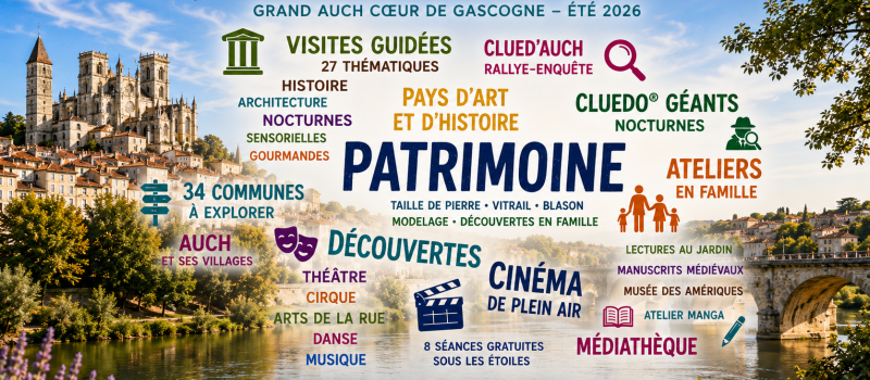 Grand Auch: Un été d'animations pour découvrir, partager et vivre pleinement le territoire