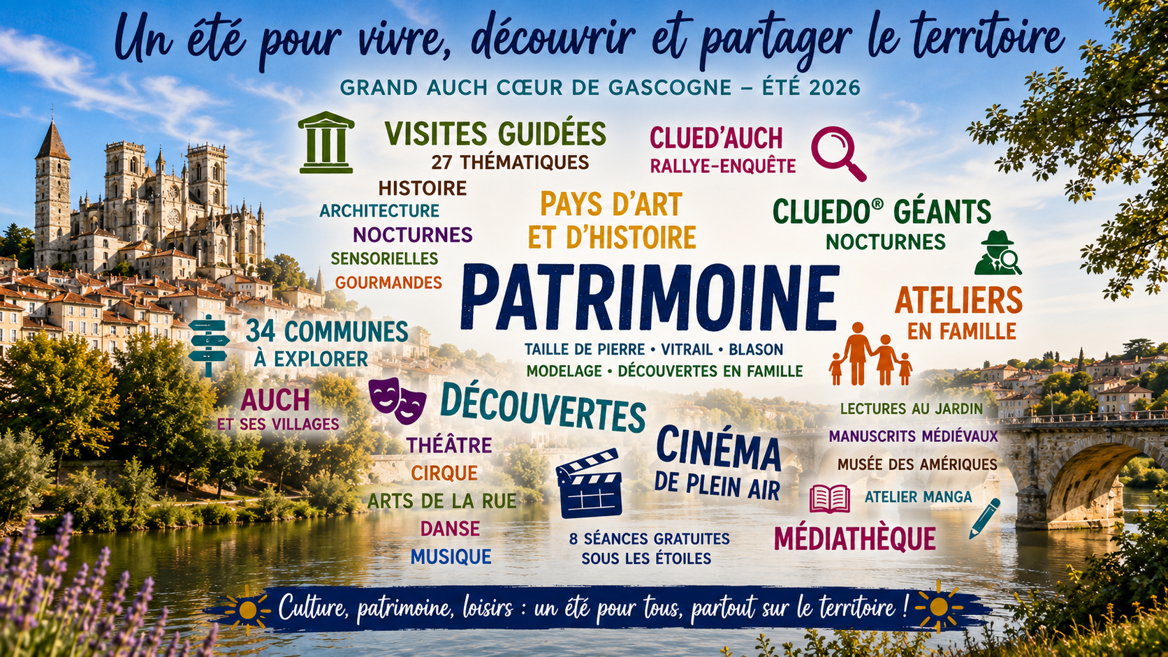 Grand Auch: Un été d'animations pour découvrir, partager et vivre pleinement le territoire
