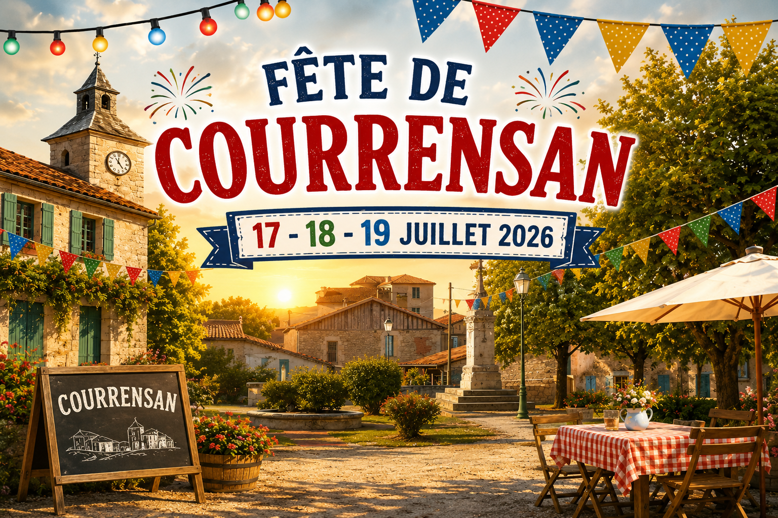 Courrensan s'apprête à vivre trois jours de fête et de convivialité