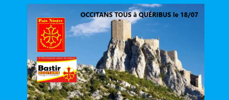 Manifestation occitane samedi 18 juillet à 11 h au château de Quéribus