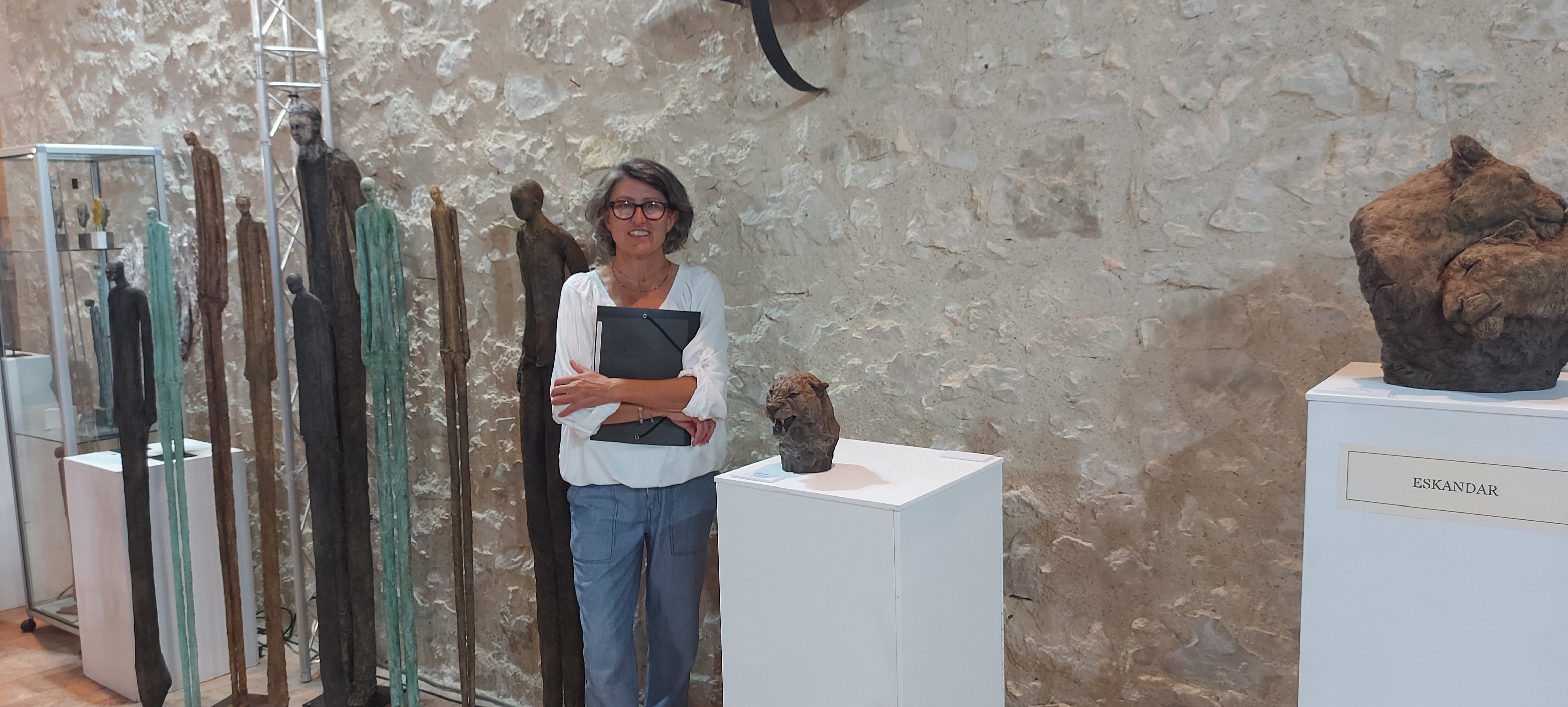 Béatrice Fernando, présidente d'Avoz'art