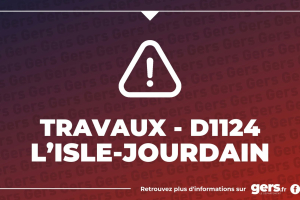 Modification de circulation sur la RD 1124