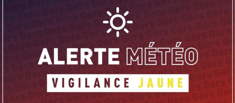 Alerte Jaune canicule