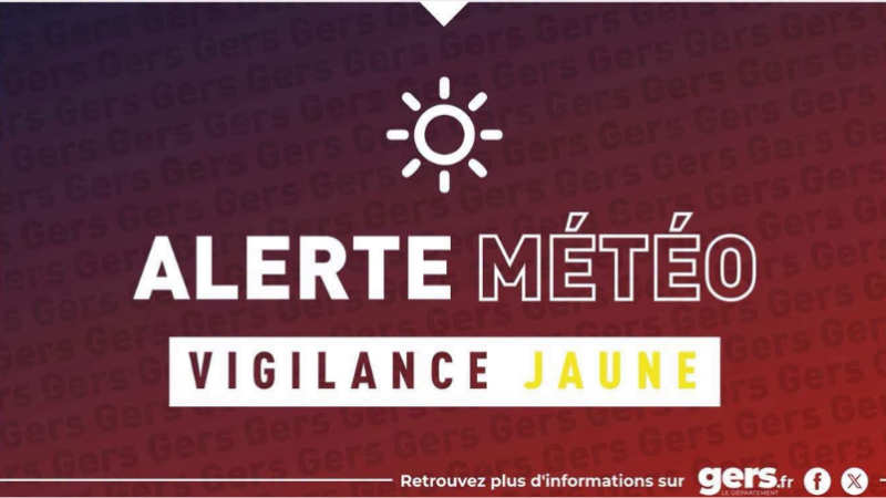 Alerte Jaune canicule