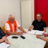 L'Isle-Jourdain : Rencontré avec le  président de la Banque Alimentaire du Gers.