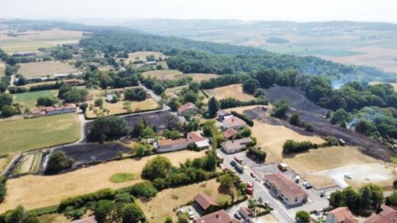 Trois incendies dont un de 6 ha à Cap d'Astarac